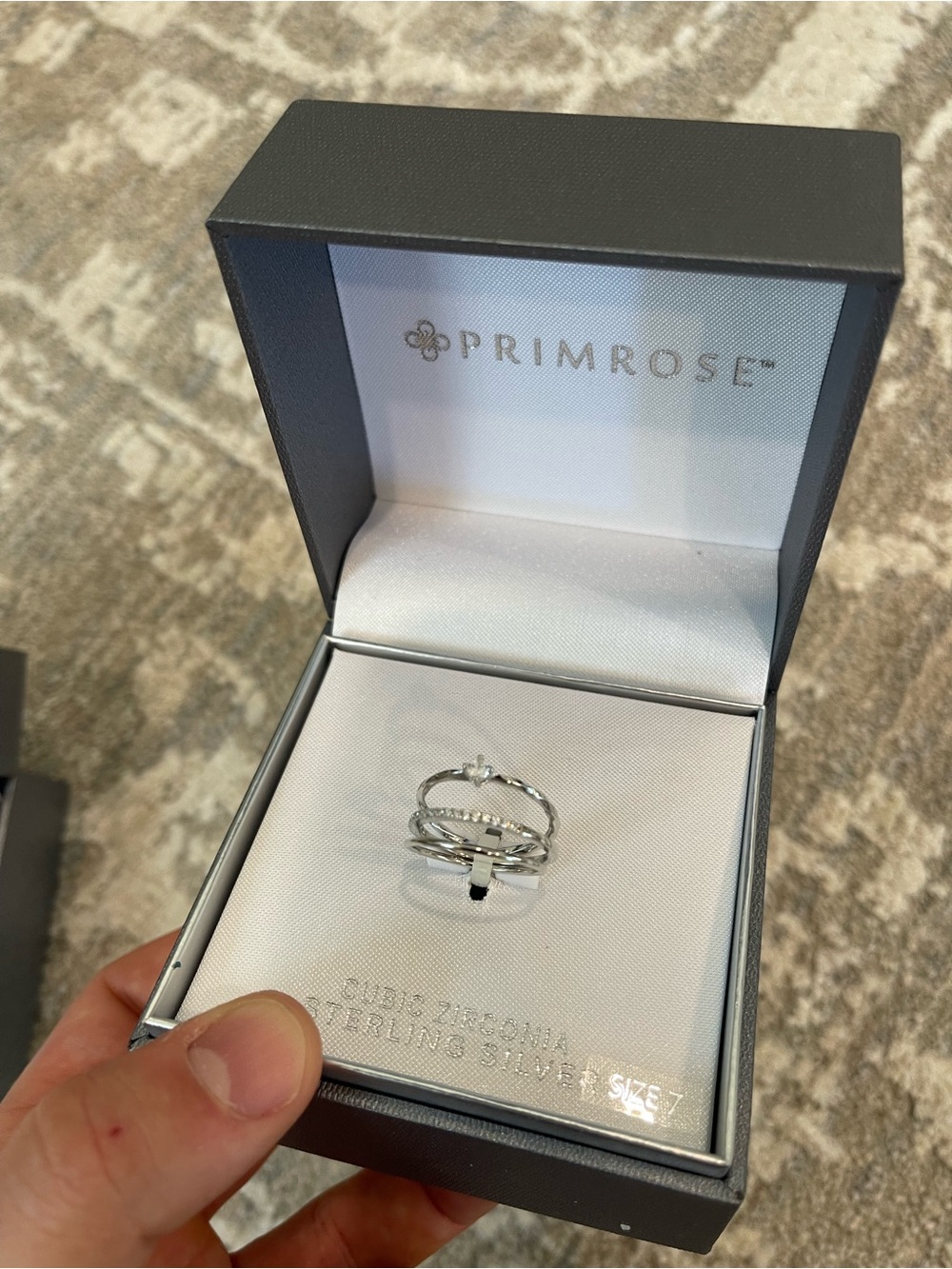 NWT Size 7 Sterling Silver Stackable Ring - Silver